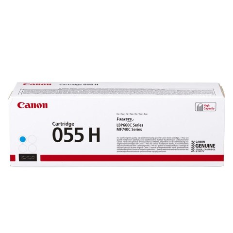 Canon Toner Canon CRG055HC do i-SENSYS MF742Cdw/MF744Cdw | 5900 str. | Cyan