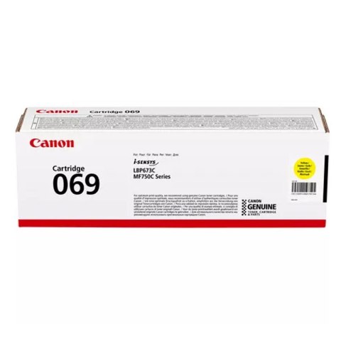 Canon Toner Canon CRG069Y , CRG-069Y do i-SENSYS MF752/754 | 1 900 str. | yellow