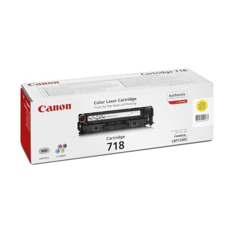 Canon Toner Canon CRG718Y do LBP-7200/7210/7660 | korporacyjny | 2 900 str. | yellow