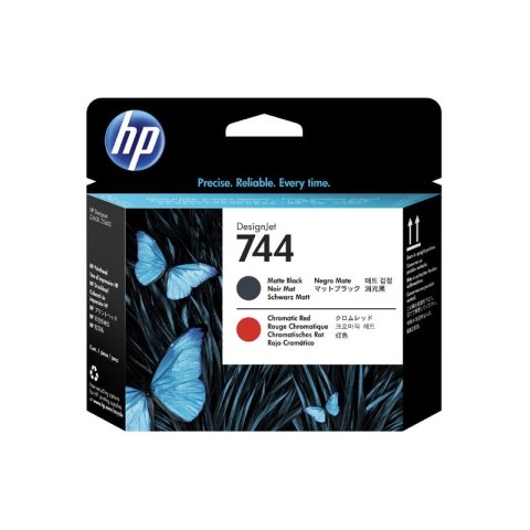 HP Głowica HP 744 do DesignJet Z5600/Z2600 | matte black/chromatic red