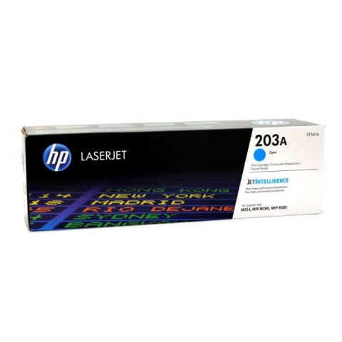 HP Toner HP 203A do Color LaserJet Pro M254dn/M280nw | 1 300 str | cyan