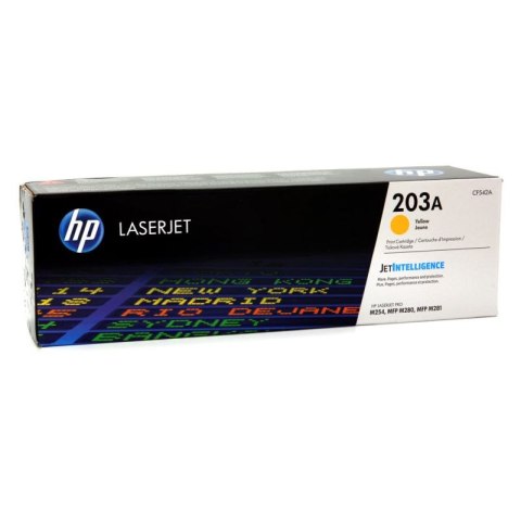 HP Toner HP 203A do Color LaserJet Pro M254dn/M280nw | 1 300 str | yellow