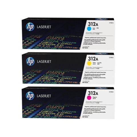 HP Toner HP 312A do Color Laser Pro M476 3pack | 3 x 2 700 str. | CMY