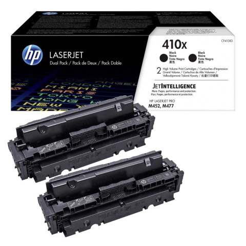 HP Toner HP 410X do Color LaserJet Pro M452/477 2pak | 2 x 6 500 str. | black