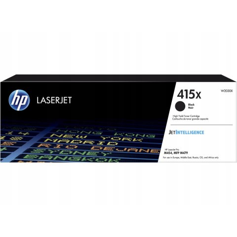 HP Toner HP 415X do Color LaserJet Pro M454, MFP M479 | 7 500 str. | black