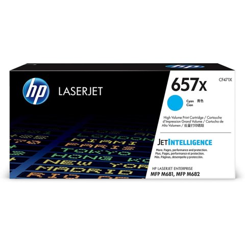 HP Toner HP 471X do LaserJet M681z/M682z/M681dz/M681F | 23 000 str. | cyan