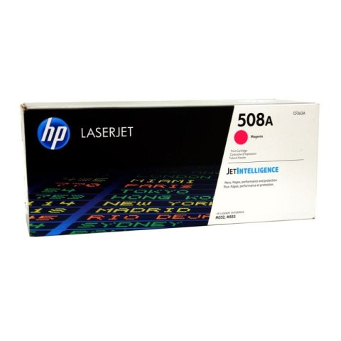 HP Toner HP 508A do Color LaserJet M552/553 | 5 000 str. | magenta