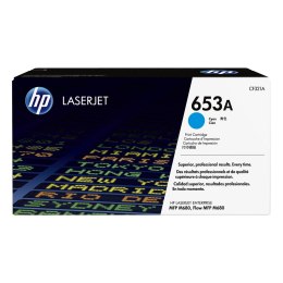 HP Toner HP 653A do Color LaserJet Enterprise M680 | 16 500 str. | cyan