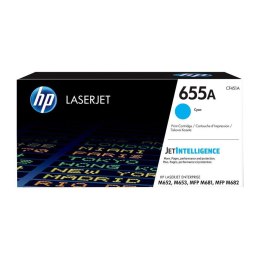 HP Toner HP 655A do Color LaserJet Enterprise M653/M681/M652 | 10 500 str. | Cyan