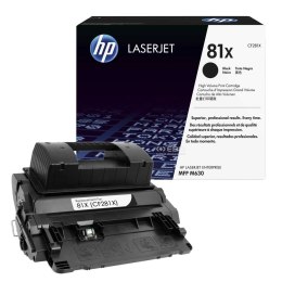 HP Toner HP 81X do LJ ENTERPRISE M605/606/630 | 25 000 str. | black