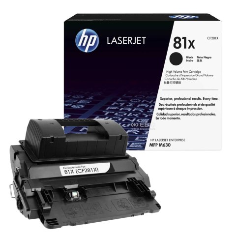 HP Toner HP 81X do LJ ENTERPRISE M605/606/630 | 25 000 str. | black