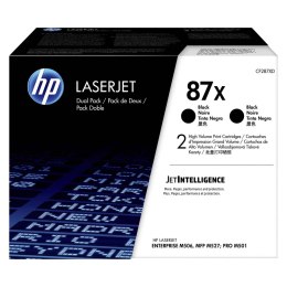 HP Toner HP 87X do LaserJet Enterprise M506/527 2pack | 2 x 18 000 str. | black
