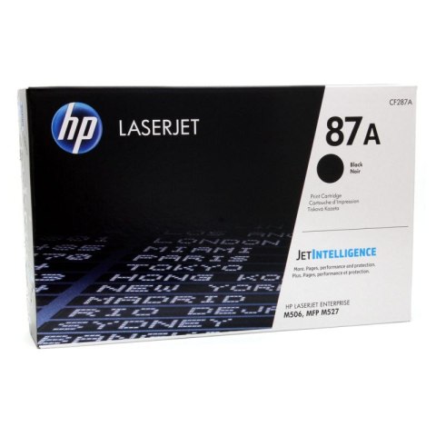 HP Toner HP 87A do LaserJet Enterprise M506/527 | 8 550 str. | black