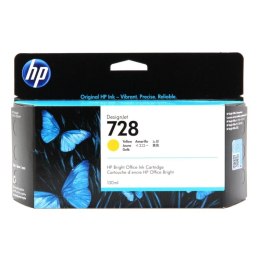 HP Tusz HP 728 do Designjet T730/T830 | 130ml | yellow
