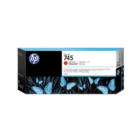 HP Tusz HP 745 do DesignJet Z5600/Z2600 | 300ml | Chromatic Red