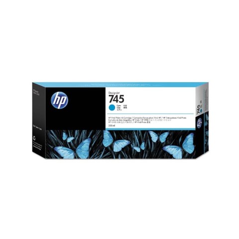 HP Tusz HP 745 do DesignJet Z5600/Z2600 | 300ml | Cyan