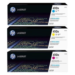 HP Zestaw trzech tonerów HP 410X | 3 x 5000 str | CMY