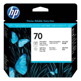 HP Głowica HP 70 do Photosmart B8850/9180, Designjet Z2100| photo black+ light grey