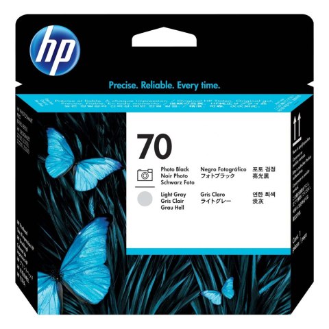HP Głowica HP 70 do Photosmart B8850/9180, Designjet Z2100| photo black+ light grey