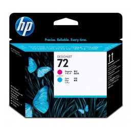 HP Głowica HP 72 Vivera do Designjet T610/1100/1200/1300 | magenta + cyan