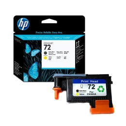 HP Głowica HP 72 Vivera do Designjet T610/1100/1200/1300 | matte black + yellow