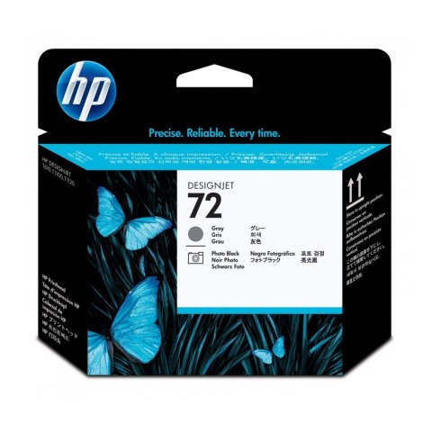 HP Głowica HP 72 Vivera do Designjet T610/1100/1200/1300 | photo black + grey