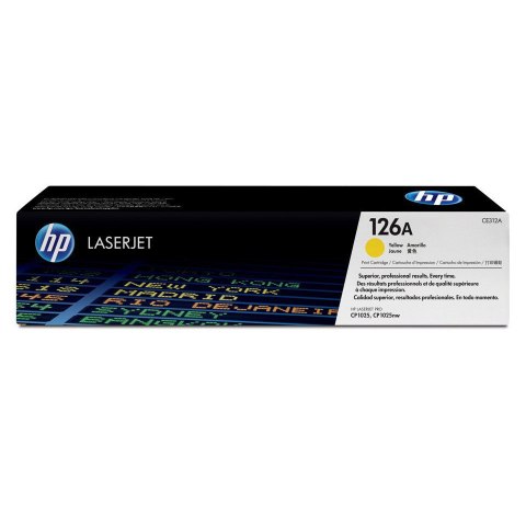 HP Toner HP 126A do Color LaserJet Pro CP1025, M175/275 | 1 000 str. | yellow