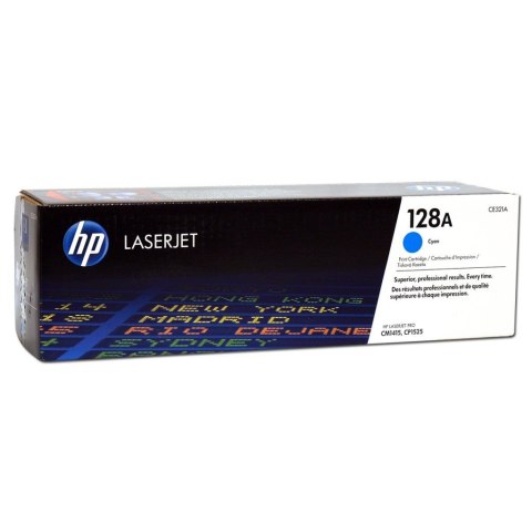 HP Toner HP 128A do LaserJet Pro CP1525, CM1415 | 1 300 str. | cyan