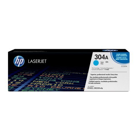 HP Toner HP 304A do Color LaserJet CP2025, CM2320 | 2 800 str. | cyan