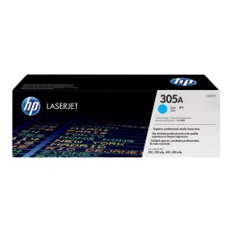 HP Toner HP 305A do Color LaserJet M351/375/451/475 | 2 600 str. | cyan