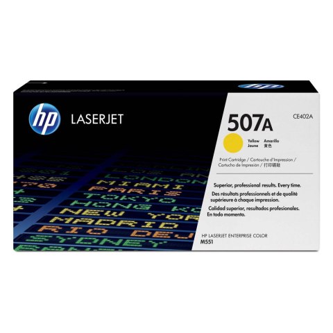 HP Toner HP 507A do LaserJet M551/570/575 | 6 000 str. | yellow