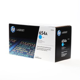 HP Toner HP 654A do Color LaserJet Enterprise M651 | 15 000 str. | cyan