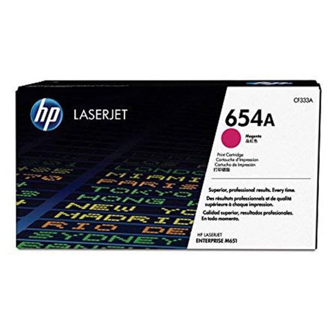 HP Toner HP 654A do Color LaserJet Enterprise M651 | 15 000 str. | magenta