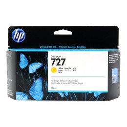 HP Tusz HP 727 do Designjet T920/1500/2500 | 130ml | yellow