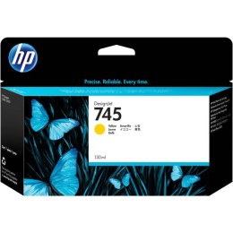 HP Tusz HP 745 do DesignJet Z2600/Z5600/PostScript | yellow | 130ml