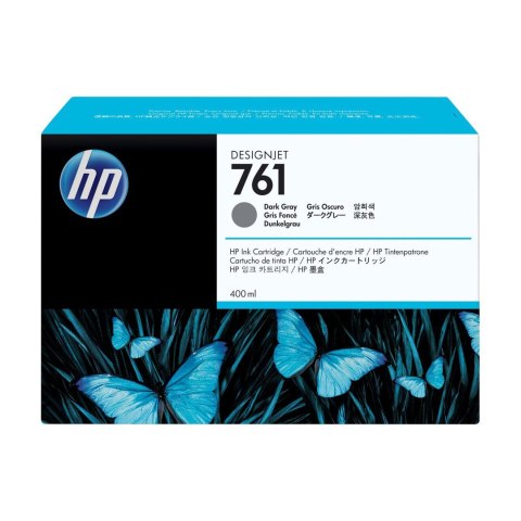 HP Tusz HP 761 do Designjet T7100/T7200 | 400ml | dark grey
