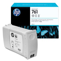 HP Tusz HP 761 do Designjet T7100/T7200 | 400ml | grey