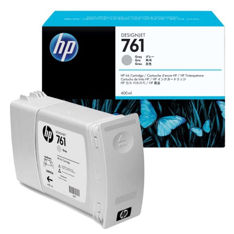 HP Tusz HP 761 do Designjet T7100/T7200 | 400ml | grey