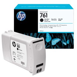 HP Tusz HP 761 do Designjet T7100/T7200 | 400ml | matte black
