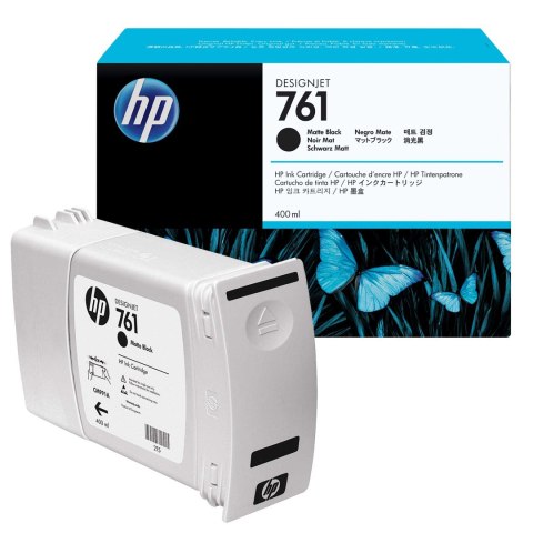 HP Tusz HP 761 do Designjet T7100/T7200 | 400ml | matte black