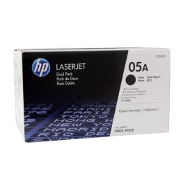 HP Zestaw dwóch tonerów HP 05A do LaserJet P2035/2055 | 2 x 2 300 str. | black