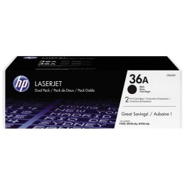 HP Zestaw dwóch tonerów HP 36A do LaserJet P1505, M1120/1522 | 2x2 000 str. | black