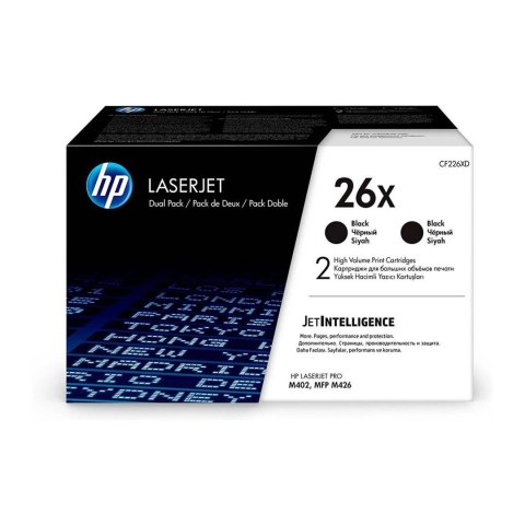 HP Zestaw dwóch tonerów HP 80X do LaserJet Pro 400 M401/425 |2 x 6 900 str. | black