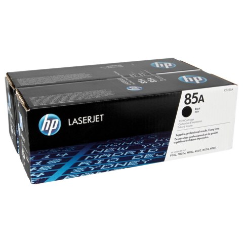HP Zestaw dwóch tonerów HP 85A do LaserJet Pro P1102,M1132 | 2 x 1 600 str. | black