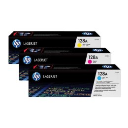 HP Zestaw trzech tonerów HP 128A do LJ Pro CP1525 ,CM1415 | 3 x 1 300 str. | CMY