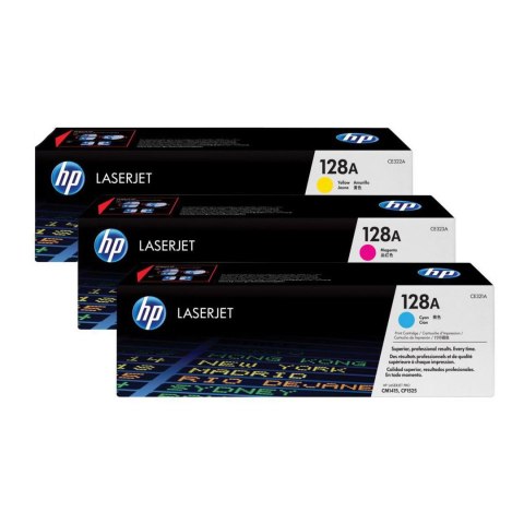 HP Zestaw trzech tonerów HP 128A do LJ Pro CP1525 ,CM1415 | 3 x 1 300 str. | CMY