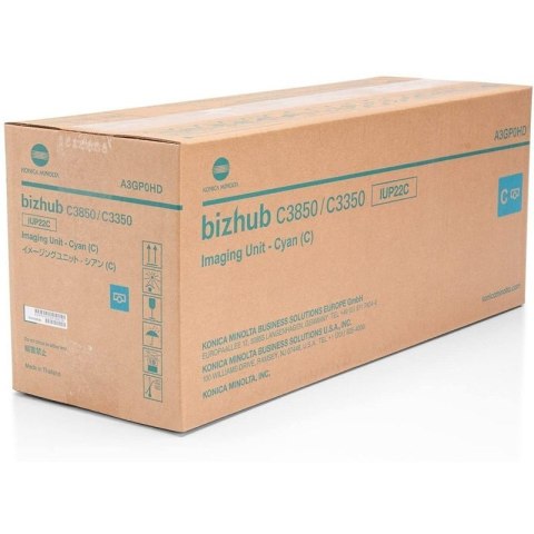 Konica Minolta Bęben Konica Minolta IUP22C do Bizhub C3350/C3850/C3850FS| 50 000 str. | cyan