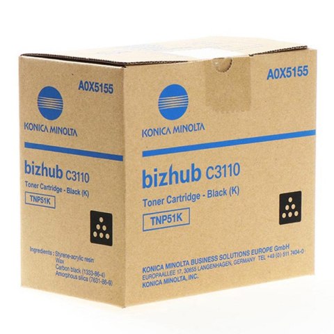 Konica Minolta Toner Konica Minolta TNP-51K do Bizhub C3110 | 5000 str. | black I
