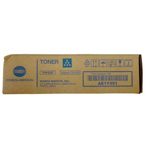 Konica Minolta Toner Konica Minolta TNP93C | 4 000 str. | cyan