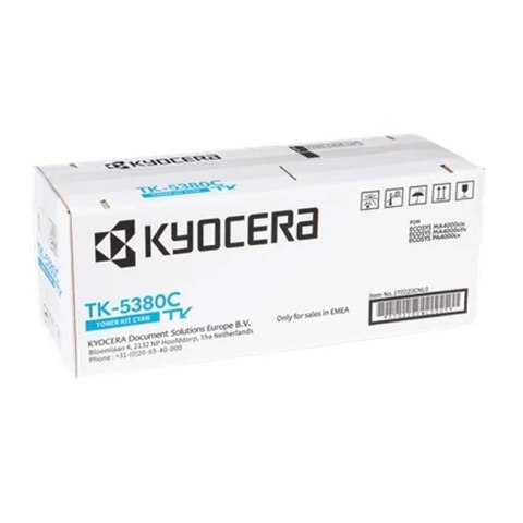 Kyocera Toner Kyocera TK-5380C do EcoSys MA4000cix/cifx | 10 000 str. | cyan